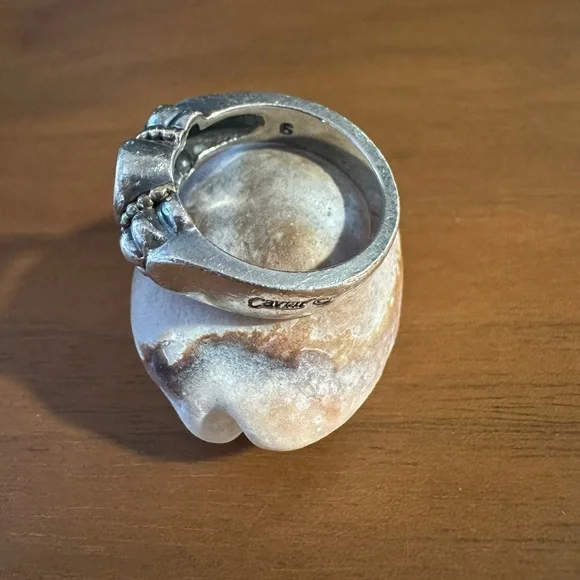 LAGOS garnet sterling silver ring - Picture 4 of 5